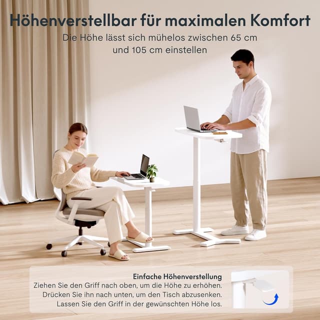 Thumbnail 3 de FlexiSpot H5 Mesa Auxiliar en Forma de C 65–105 cm