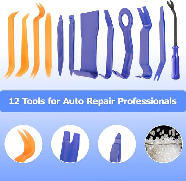 Detalle 2 de 12-teiliges Kfz-Hebelwerkzeug-Set für Verkleidungen & Armaturenabdeckungen (12-teiliger Kfz-Hebelwerkzeugsatz)