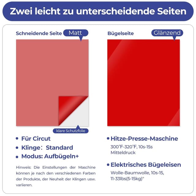 Thumbnail 2 de Ohuhu Plotterfolie 42 Blatt 30,5×25,4 cm 🎨