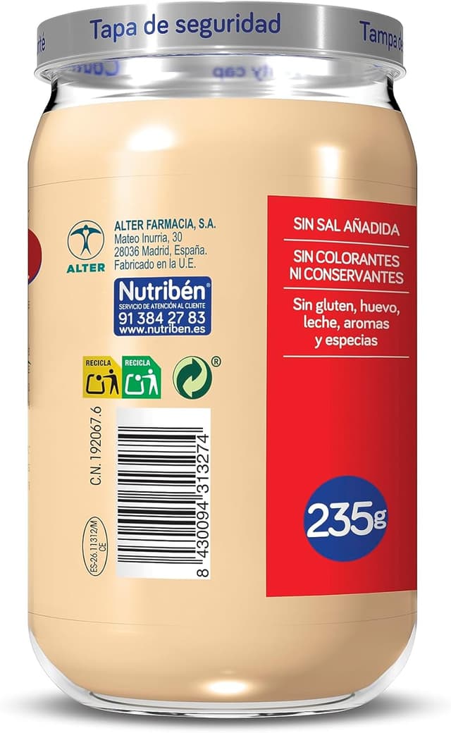 Thumbnail 2 de Nutribén Potitos 🥕 Verduras con Pollo y Ternera - Pack 12