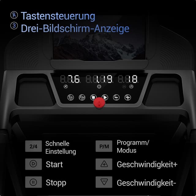 Thumbnail 2 de UMAY Laufband Zuhause mit 15% Steigung