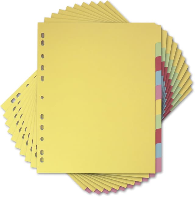 Detalle de Elba A4+ Yellow 10 Part File Dividers