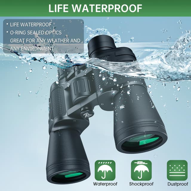 Thumbnail 2 de 20x50 High Powered Binoculars for Adults ðŸ”