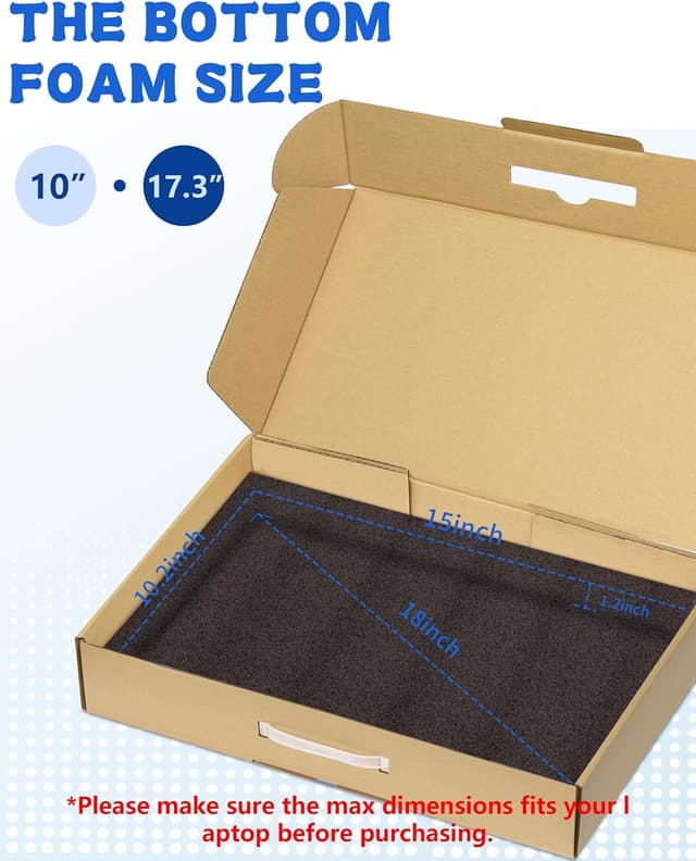 Detalle de Yutrchey Laptop Shipping Box up to 17