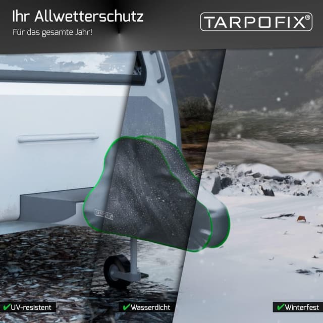 Thumbnail 4 de Tarpofix Deichselabdeckung Groß 4‑Lagen Schutz