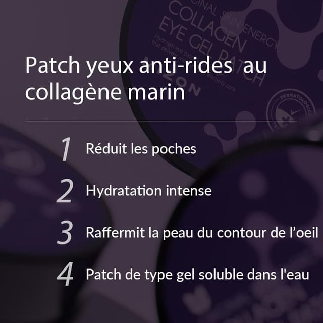 Thumbnail 1 de MIZON COLLAGEN EYE GEL PATCH (x60) 60 unités 👁