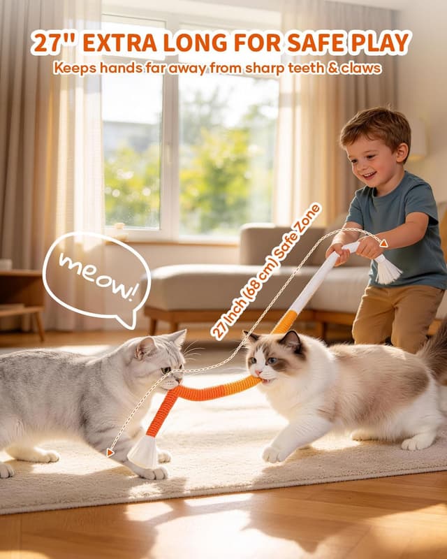 Thumbnail 4 de SYHZC Kitten Teething Toys 27 Inch pack