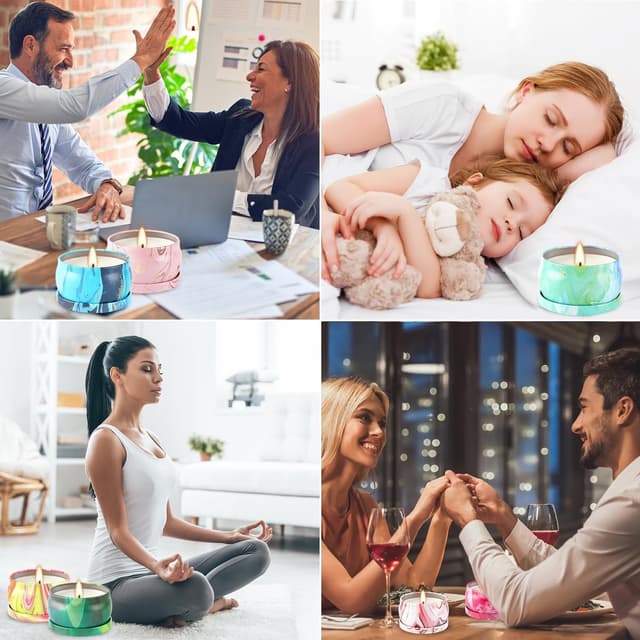 Thumbnail 4 de YOROXRG Scented Candles 24-Pack 2.5 oz 🕯