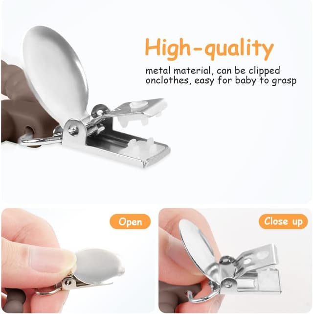 Detalle 1 de Vicloon teething toys 5 links silicone