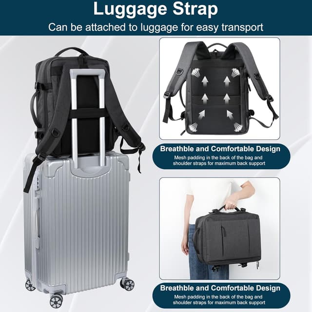 Thumbnail 5 de Cozary Mochila viaje cabina 42×30×16 cm