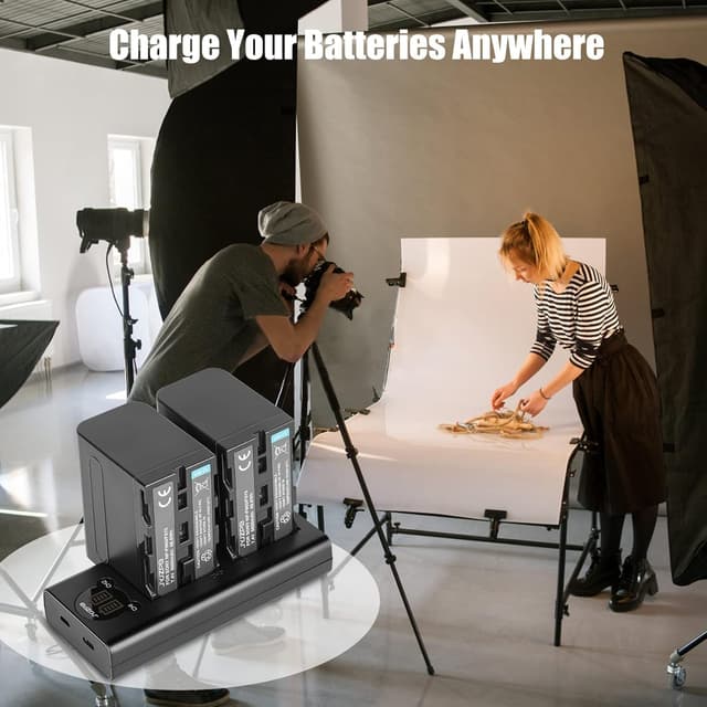 Thumbnail 6 de JYJZPB NP-F970 Battery Pack & Dual Charger