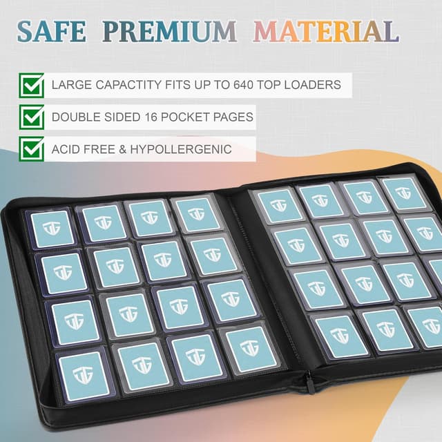 Thumbnail 1 de TCGUARD Toploader Album 640 Karten