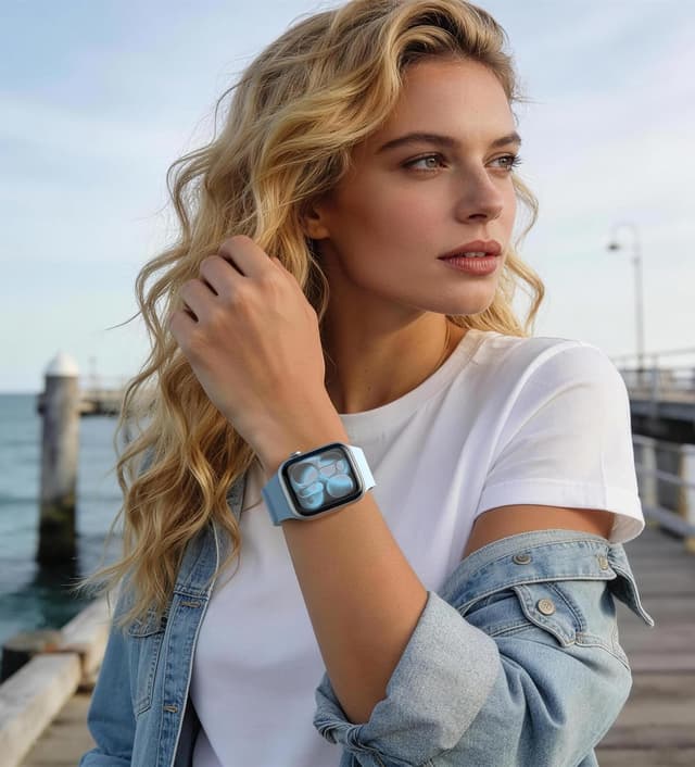 Detalle 2 de Nereides magnetic silicone watch band 42mm