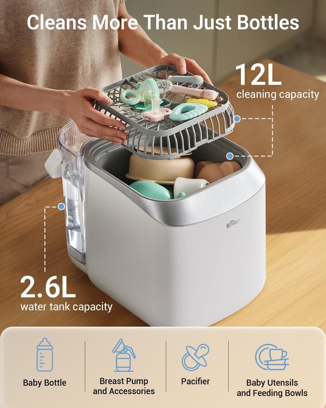 Thumbnail 4 de Bear Bottle Washer Pro baby bottle washer and steriliser