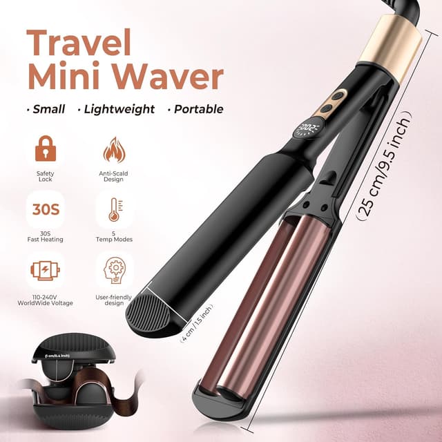 Thumbnail 2 de UKLISS Pro Mini Welleneisen 120-210â đâ