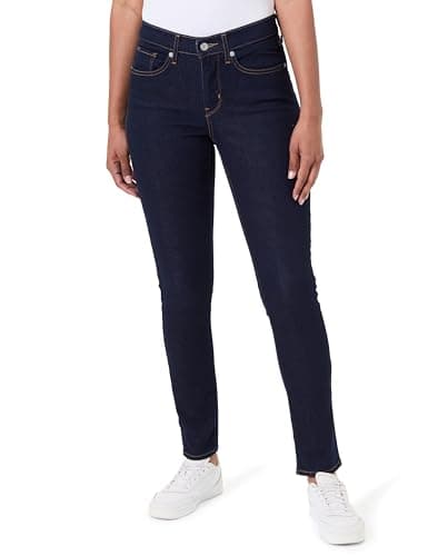 Detalle de Levi's Mujer Classic Skinny Darkest Sky Lse (29W / 30L): vaquero entallado de tiro medio