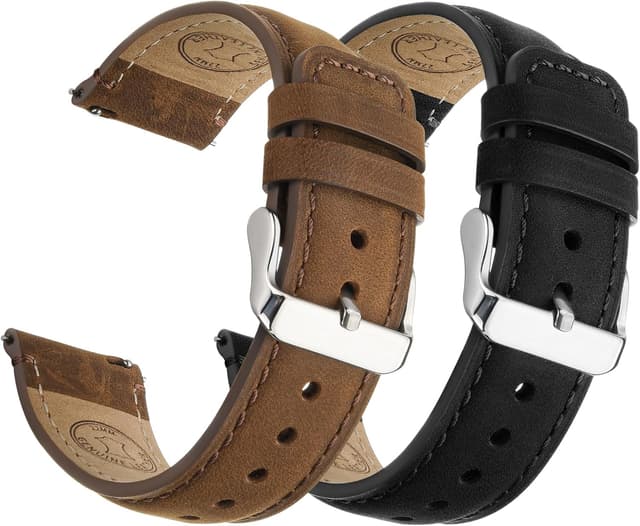 Detalle de Fullmosa Echtleder 22mm Schnellwechsel Armband