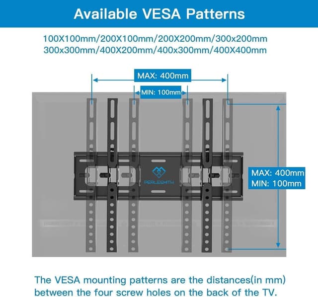 Detalle de PERLESMITH staffa TV inclinabile 26-65 pollici