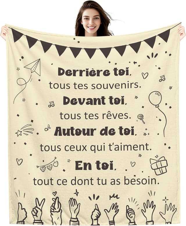 Detalle 2 de Couverture romantique 150 x 130 cm