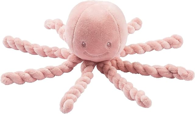Detalle de Nattou NT-877541 Pulpo de Peluche Rosa Palo 23 cm 🐙
