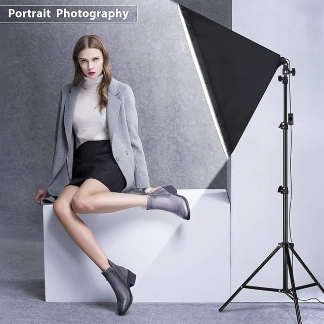 Thumbnail 5 de FOTOCREAT Softbox Lighting Kit 20x28 in, 5700K