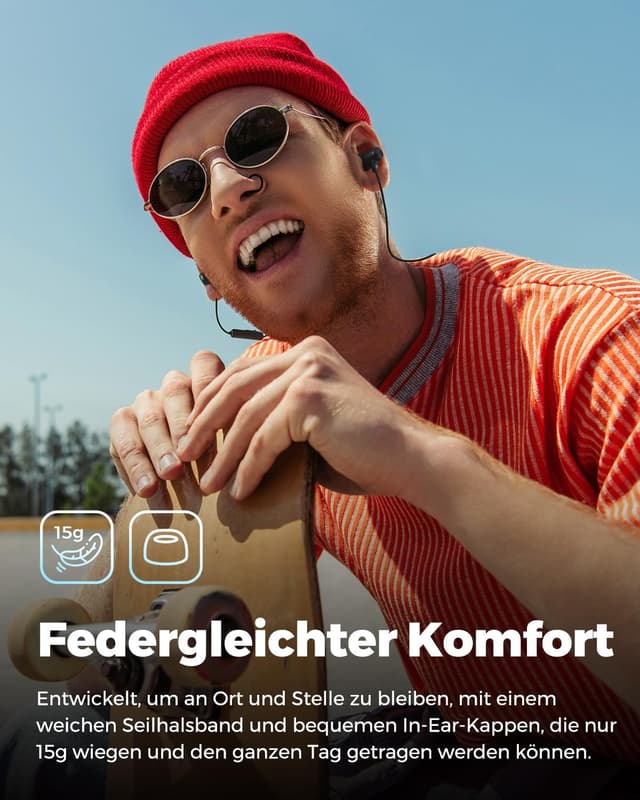 Detalle 2 de SoundPEATS Q35 HD+ In-Ear Bluetooth 5.2 Kopfhörer, 17 Std