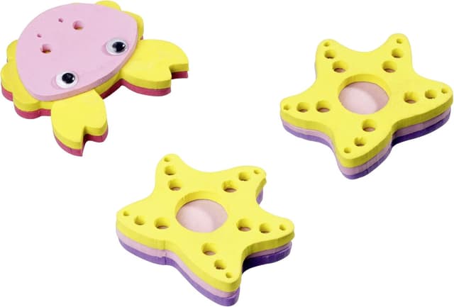 Detalle de Karlie Kitty Lake blau-rot – kleine Katzenpools mit 3 schwimmenden Spielzeugen