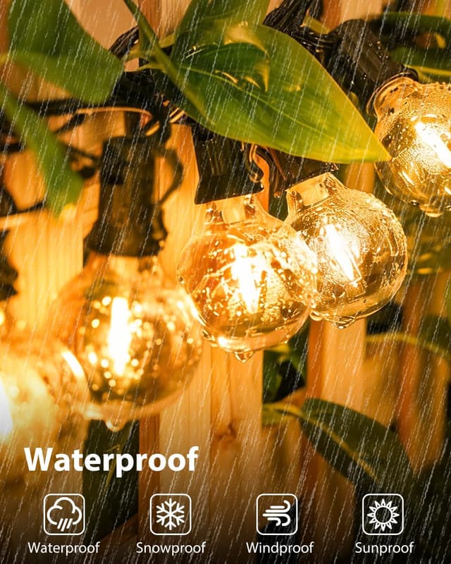 Detalle de btfarm Outdoor Festoon Lights 36 m