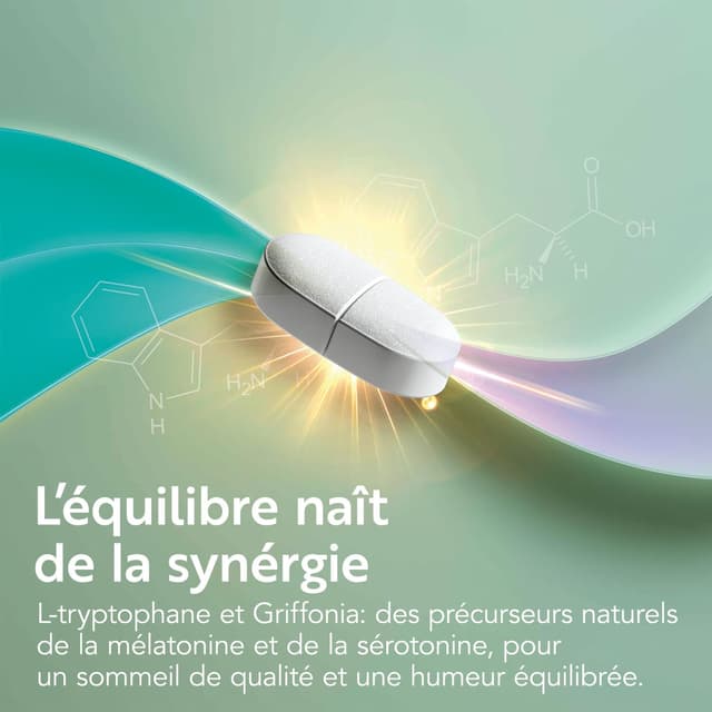 Detalle 2 de Griffonia Simplicifolia Tryptophane PiùLife 400 mg – extrait végétal source de tryptophane