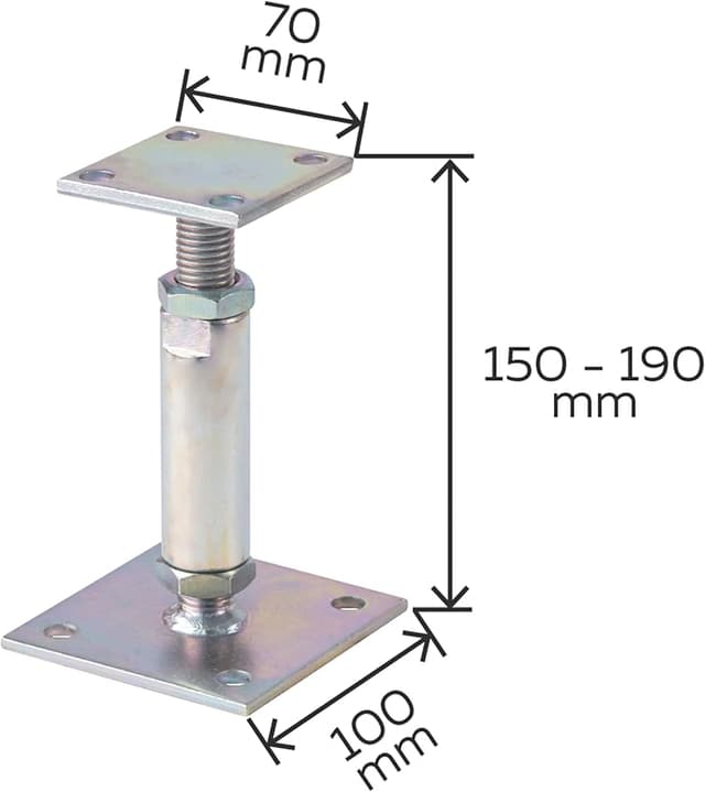 Thumbnail 1 de Alberts 212391 Anclaje regulable 150–190 mm ðŸ›