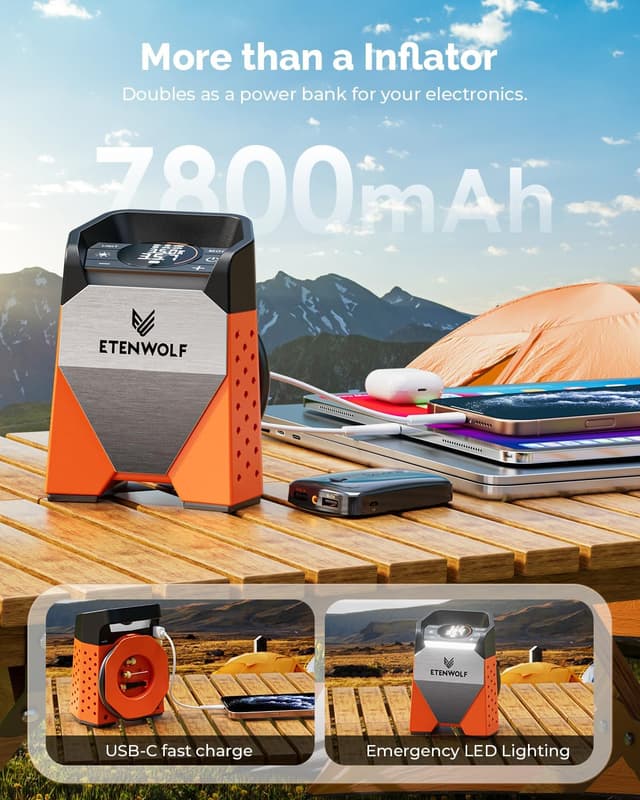 Thumbnail 4 de ETENWOLF ZEPHYR S3 Tire Inflator 160 PSI