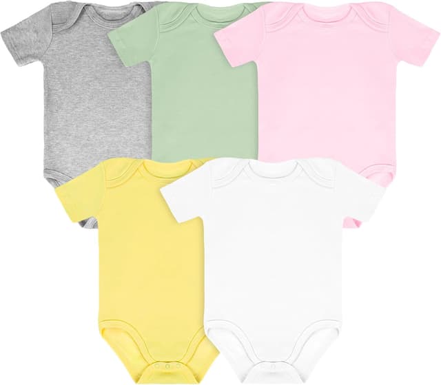 Detalle de Vicloon Bébé Body mixte en coton, lot 5