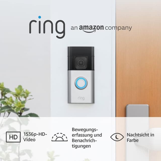 Imagen de Ring Akku Doorbell Plus 1536p en OfertitasTOP