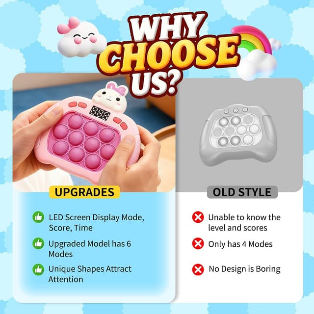 Detalle 2 de Lesipee Quick Push Pop Game 999 Level