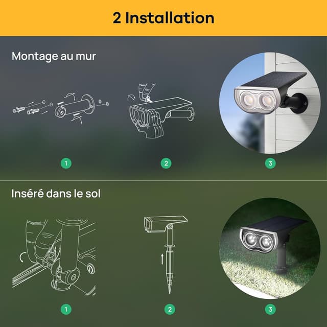 Thumbnail 5 de Linkind StarRayS 6500K spots solaires