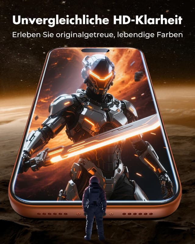 Detalle 2 de UNBREAKcable iPhone 17 Pro Schutzfolie 0,33 mm