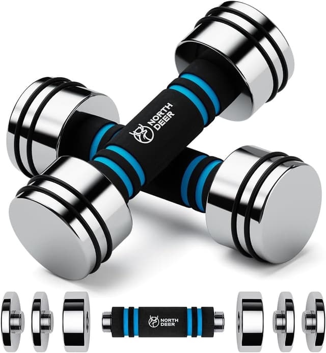 Imagen de Northdeer Steel Dumbbells 2.5kg–25kg adjustable en OfertitasTOP