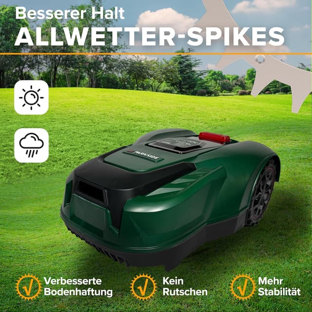 Detalle de ROBO CLAWS : pointes de traction pour robots tondeuses Parkside PMRA/PMRDA/PAMR/PAMRS (212 mm) en inox