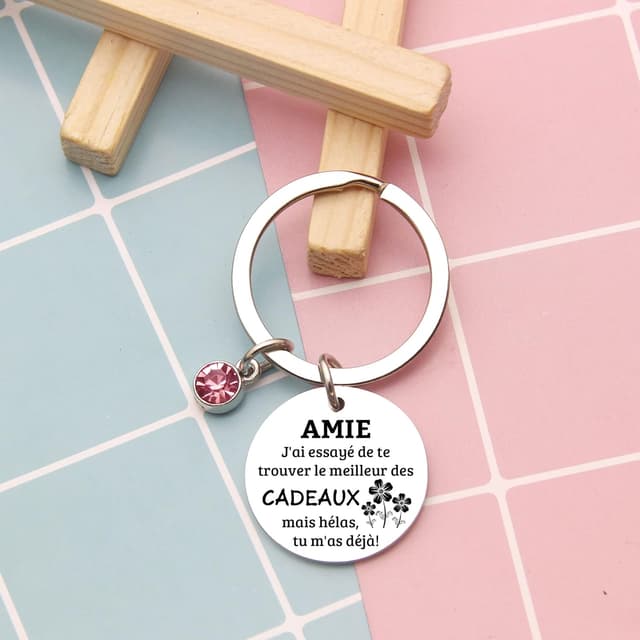 Detalle de Porte-clés Amie ZYMGUO, pendentif 2,5 cm