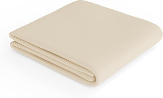 Thumbnail 2 de Amazon Basics Sábana Bajera Ajustable, Microfibra Beige, 200x200 cm🛏️