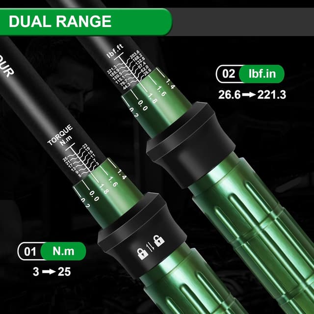 Thumbnail 2 de Uharbour Bike Torque Wrench Set 3–25 Nm