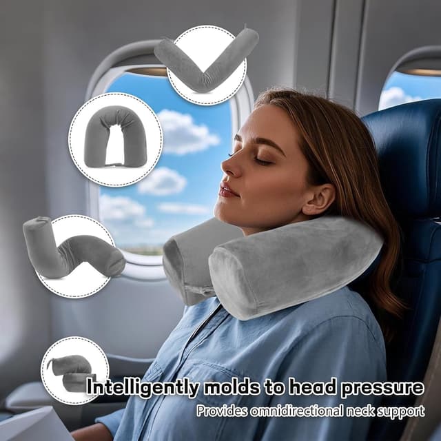 Detalle 2 de Travel neck pillow twist memory foam