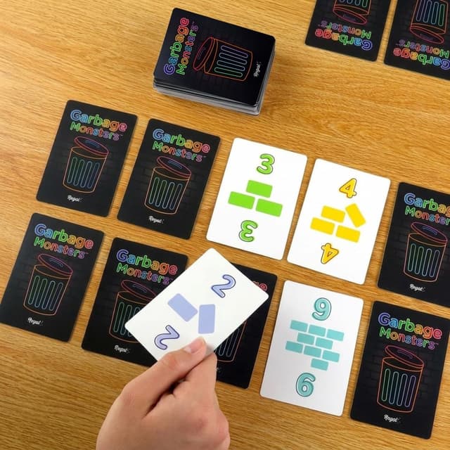 Detalle de Regal Games Garbage Monsters Card Game Set (16 cards) for 2–4 players