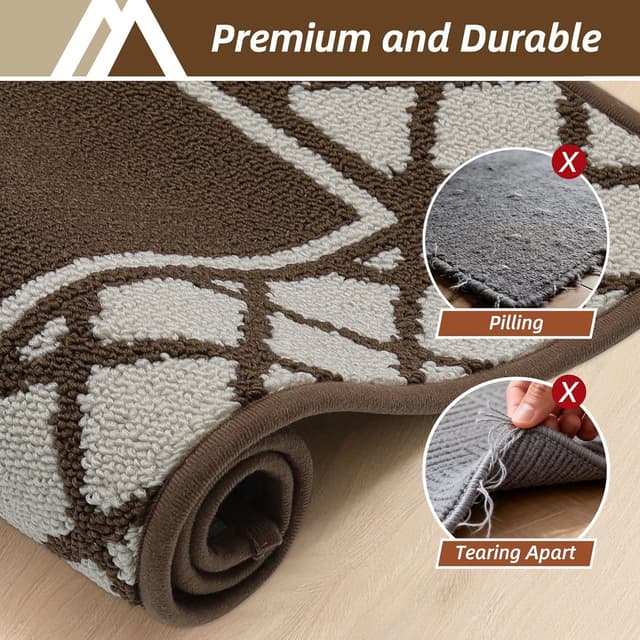 Detalle de COSY HOMEER kitchen runner rug mats 2