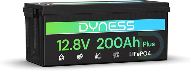 Detalle de Dyness 12V 200Ah LiFePO4 batteria per camper e nautica
