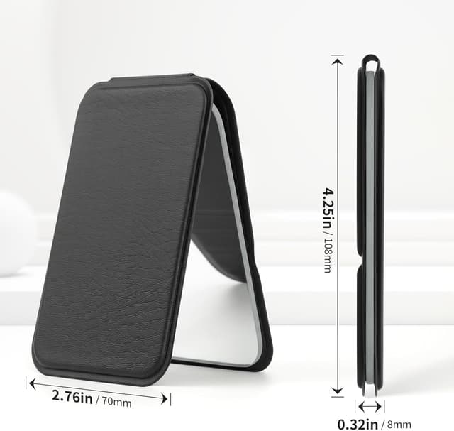 Detalle 1 de DUcare compact mirror HD glass 10.8x7cm