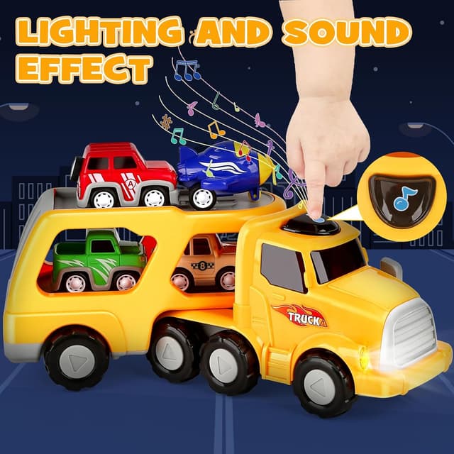 Thumbnail 3 de Aoskie Camión Transportador de Coches 5 en 1