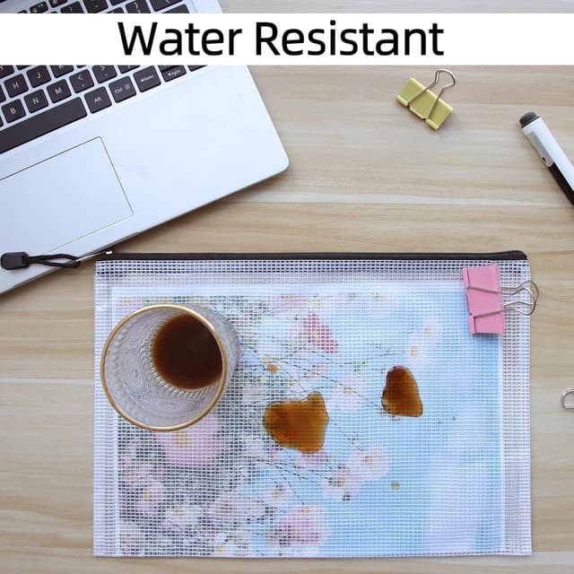 Thumbnail 4 de Plastic Wallets A4 Zip Folder 24 pack