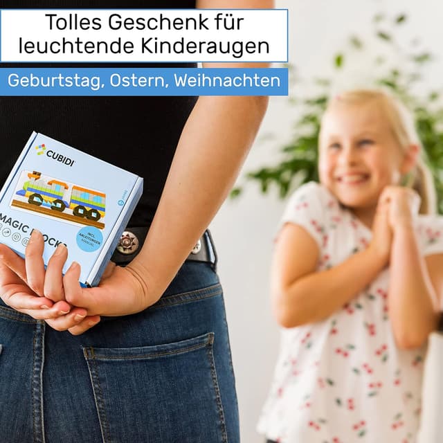 Thumbnail 3 de CUBIDI Original Mosaikspiel Lustige Fahrzeuge