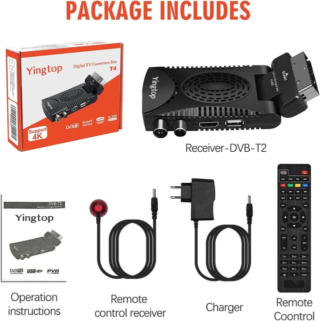 Thumbnail 6 de Decodificador TDT HD Mini DVB-T2 HEVC 1080p